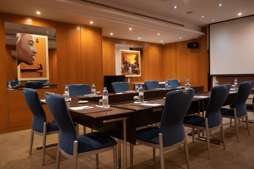 Salle Acajou en configuration réunion